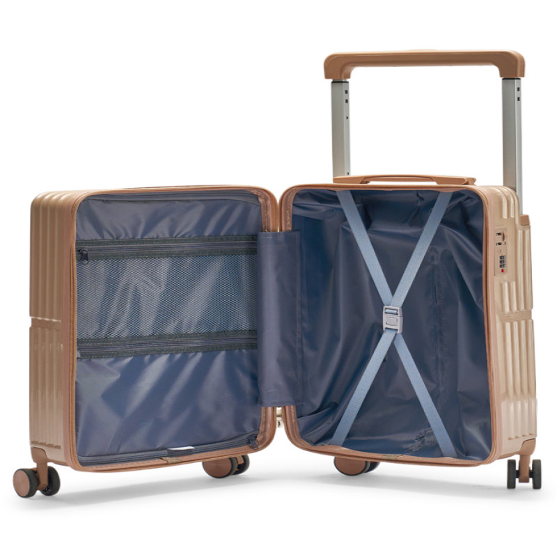 ليمرا شنطة سفر حديثة مصنوع من مادة بولي كربونات مخ...