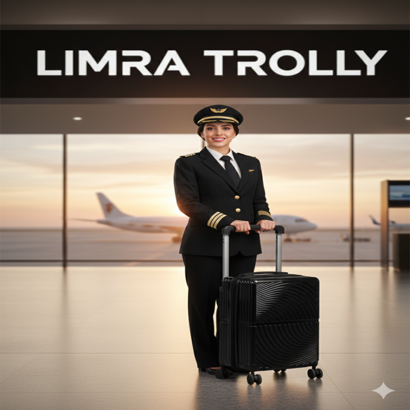 ليمرا شنطة سفر حديثة مصنوع من مادة بولي كربونات مخ...