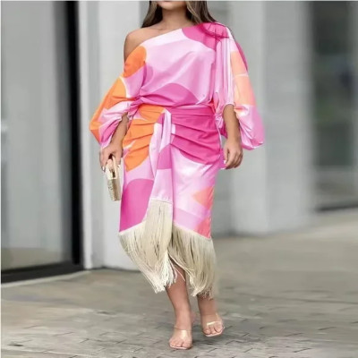 طقم نسائي تنورة وبلوزة بتصميم كاجوال عصري