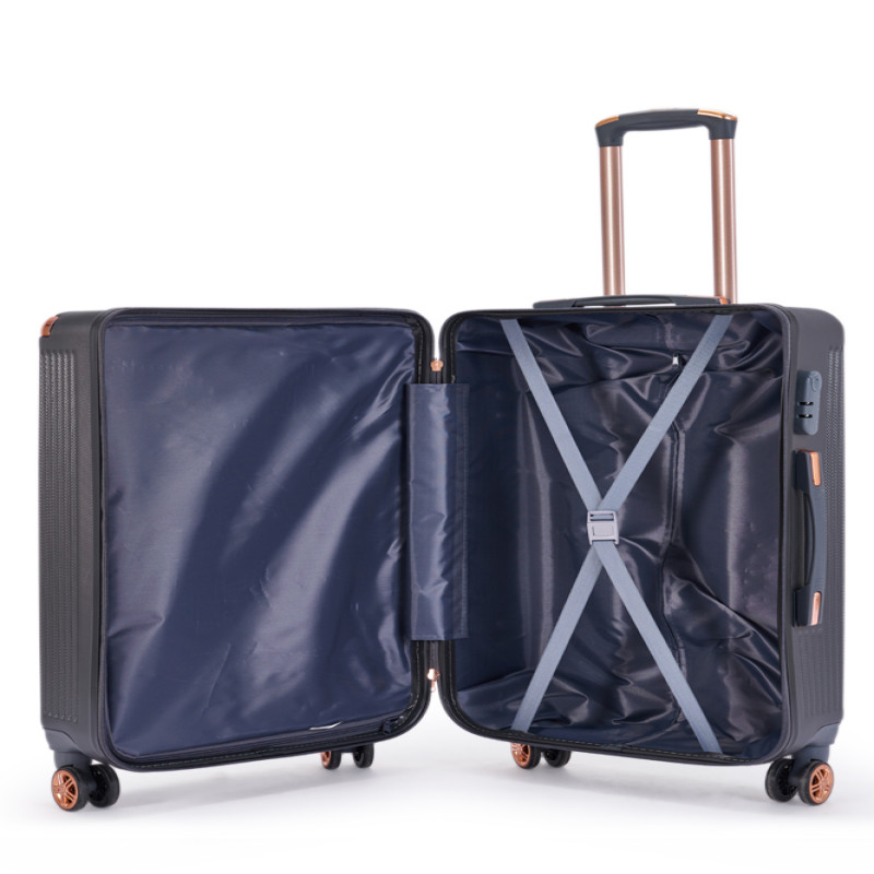 ليمرا طقم شنط سفر مكون من 4 حقائب أمتعة بعجلات و ب...