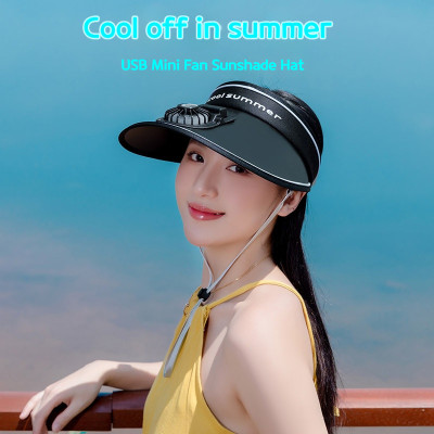 قبعة تبريد بمروحة USB – أناقة صيفية بلمسة تبريد را...