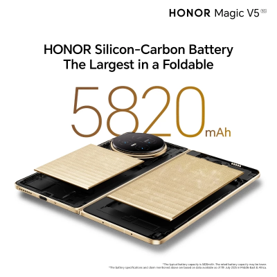 HONOR Magic V5 16GB + 512GB الإصدار العالمي 5G اله...