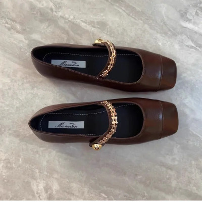 حذا للسيدات أسلوب بسيط جديد شقة الفرنسية جميلة أني...