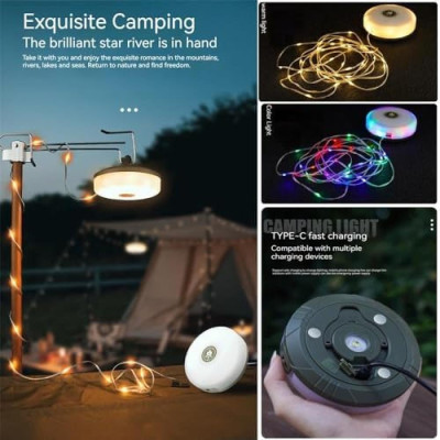 اضواء رمضانية ساحرة مقاومة للماء وقابلة للشحن