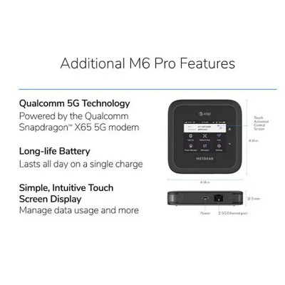 جهاز توجيه WiFi غير مقفل Netgear-Nighthawk MR6500...