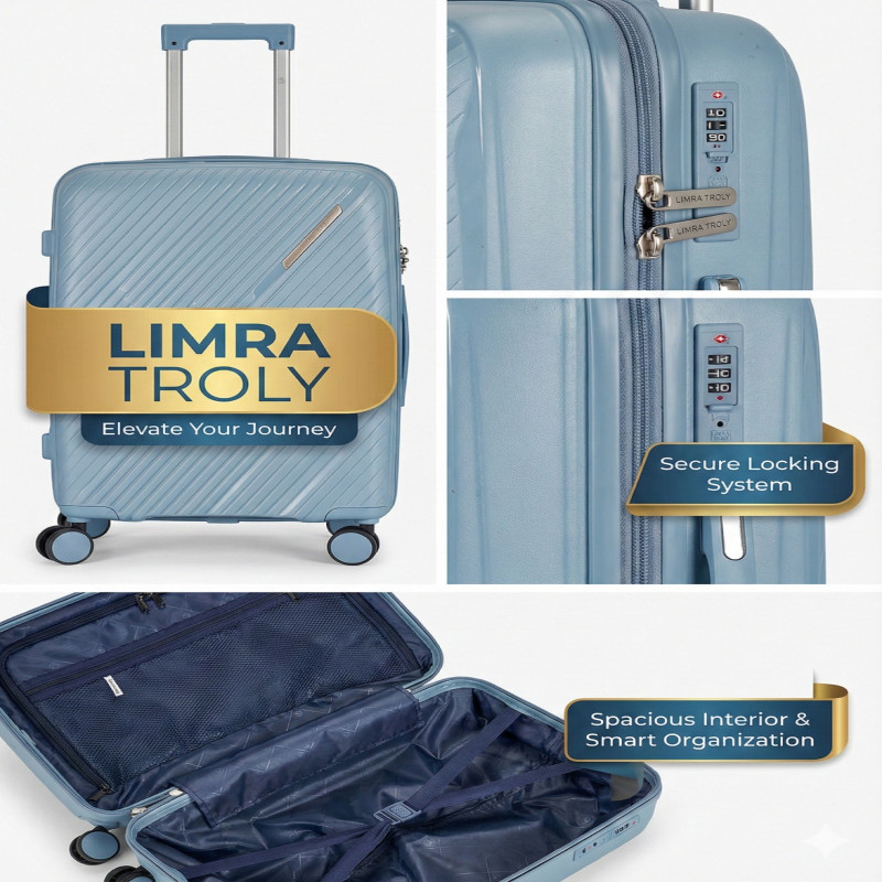 شنطة سفر من ليمرا مخصصة لكبينة الطائرة مقاس 20 بوص...