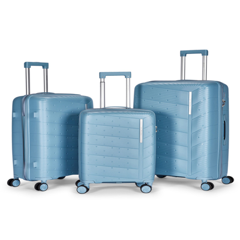 طقم شنط سفر مكون من 4 حقائب أمتعة بعجلات و بتصميم...