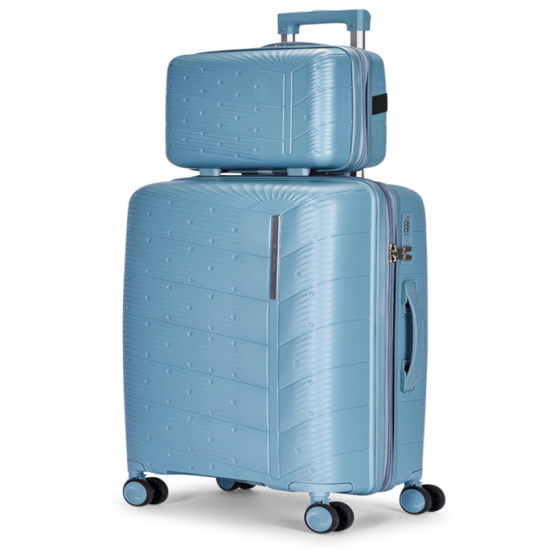 طقم شنط سفر مكون من 4 حقائب أمتعة بعجلات و بتصميم...