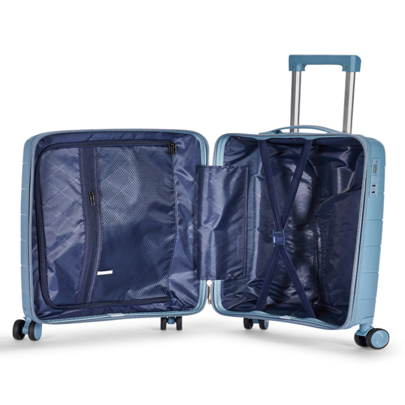 طقم شنط سفر مكون من 4 حقائب أمتعة بعجلات و بتصميم...