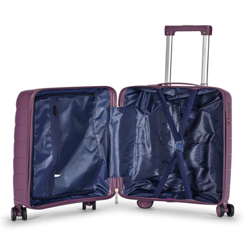 طقم شنط سفر مكون من 4 حقائب أمتعة بعجلات و بتصميم...