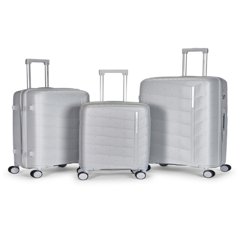 طقم شنط سفر مكون من 4 حقائب أمتعة بعجلات و بتصميم...