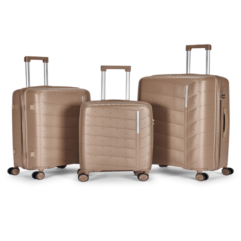 طقم شنط سفر مكون من 4 حقائب أمتعة بعجلات و بتصميم...