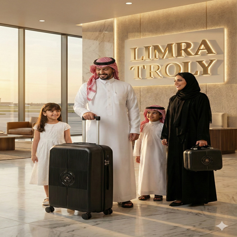 طقم شنط سفر مكون من 4 حقائب أمتعة بعجلات و بتصميم...