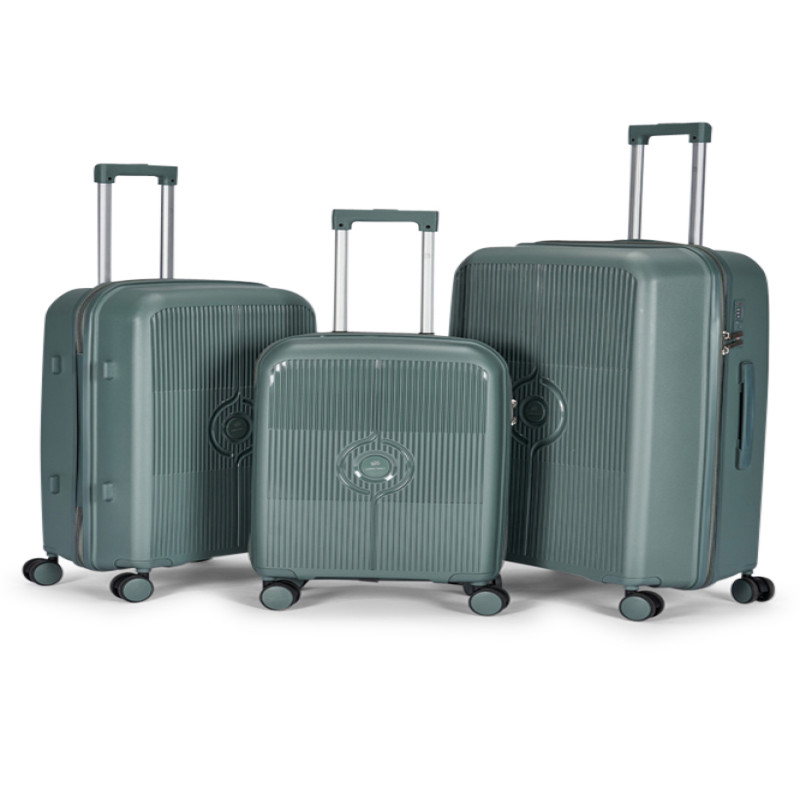 طقم شنط سفر مكون من 4 حقائب أمتعة بعجلات و بتصميم...