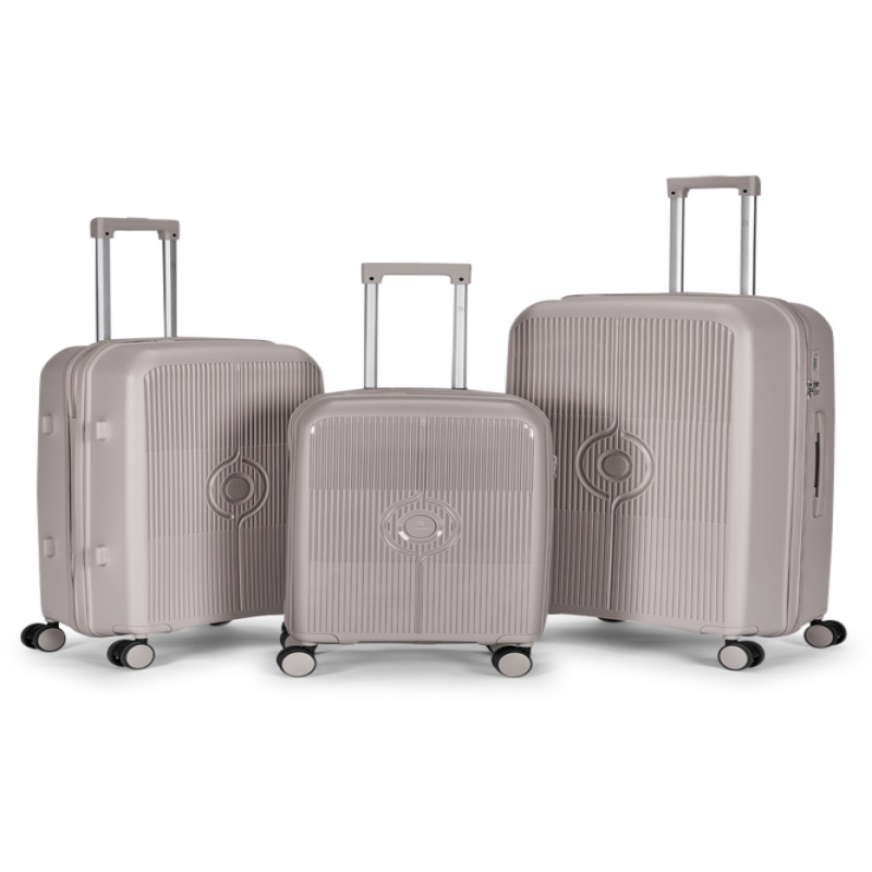 طقم شنط سفر مكون من 4 حقائب أمتعة بعجلات و بتصميم...