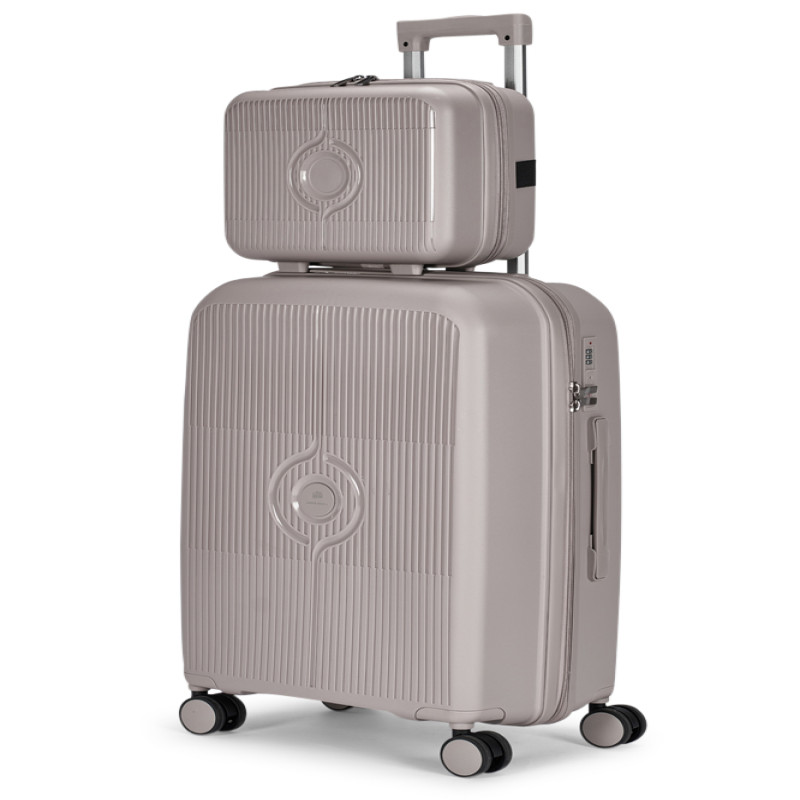 طقم شنط سفر مكون من 4 حقائب أمتعة بعجلات و بتصميم...