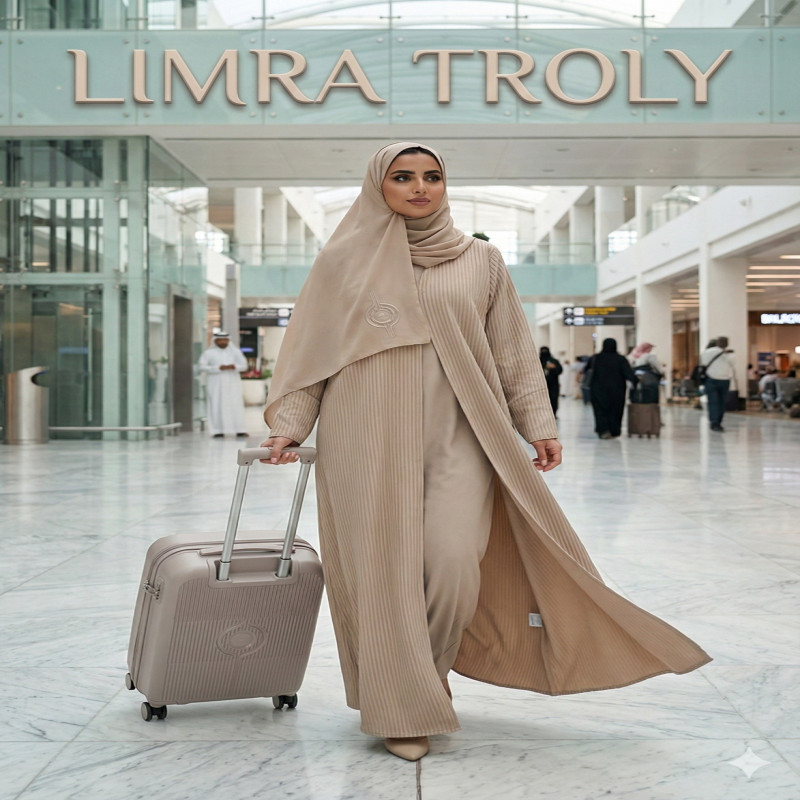 طقم شنط سفر مكون من 4 حقائب أمتعة بعجلات و بتصميم...