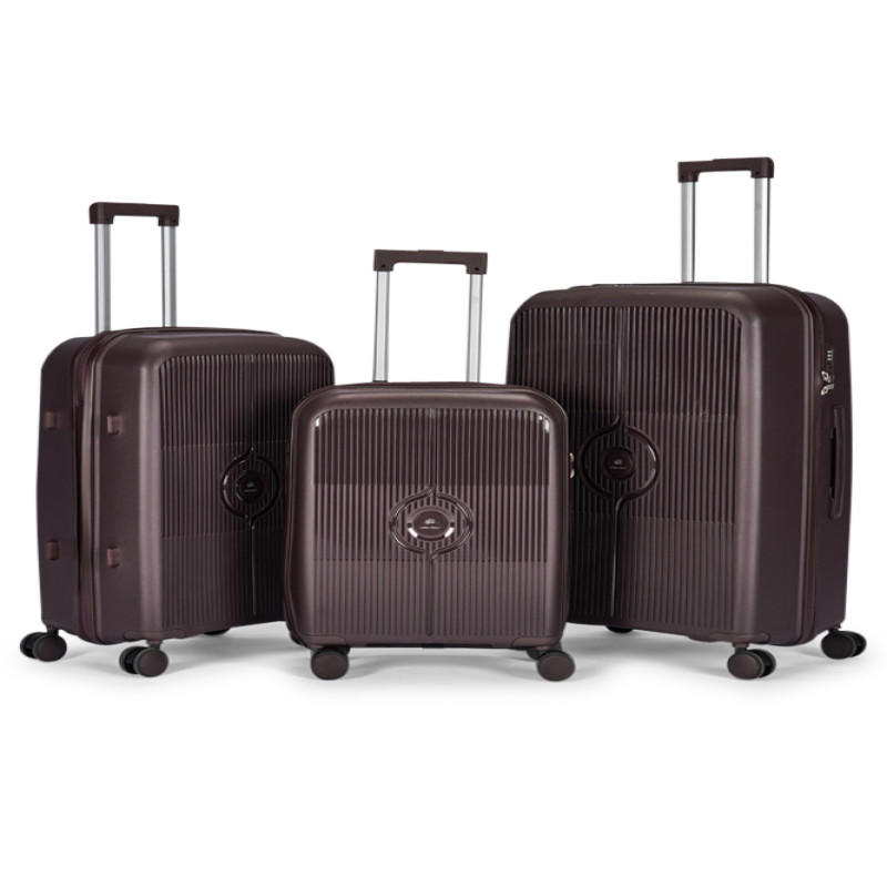 طقم شنط سفر مكون من 4 حقائب أمتعة بعجلات و بتصميم...