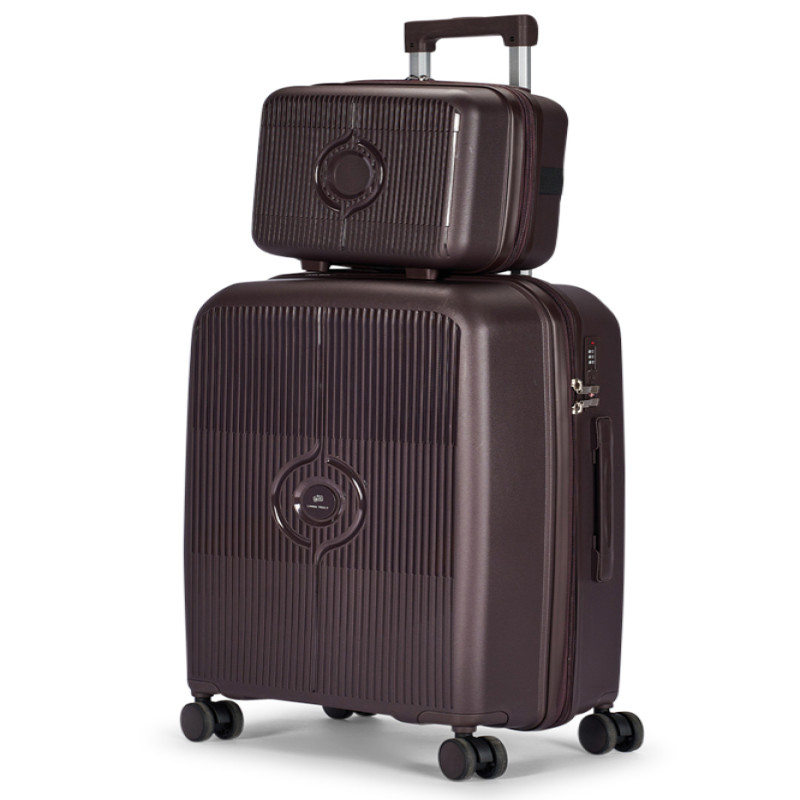 طقم شنط سفر مكون من 4 حقائب أمتعة بعجلات و بتصميم...