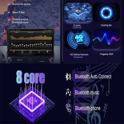 DSP ستيريو لنيسان Teana Altima J33 2013 - 2015 راد...