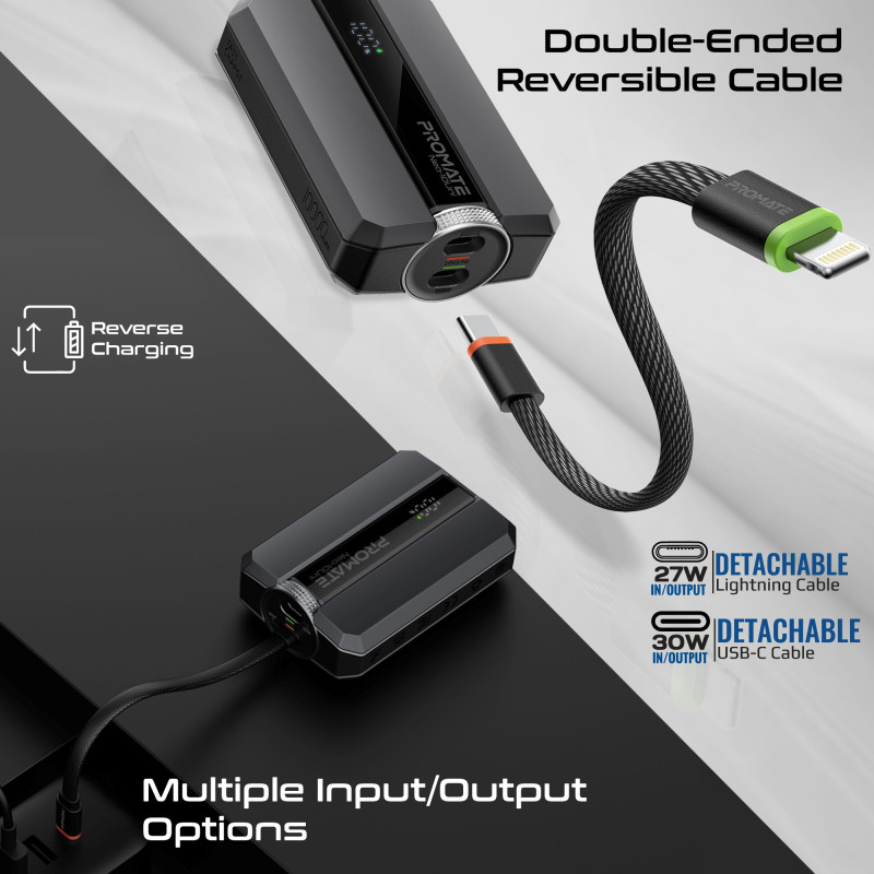 بطارية متنقلة صغيرة الحجم بسعة 10000 مللي أمبير في...