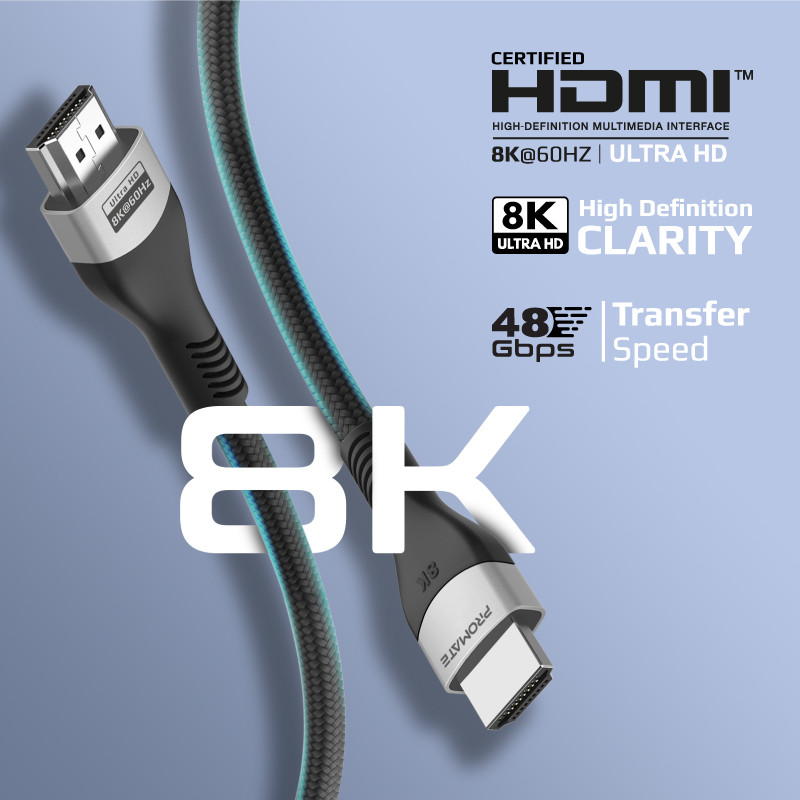 أعلى مستويات الجودة والأداء مع كابل HDMI™ 2.1 عالي...