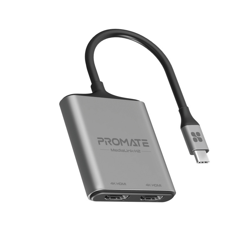 محول USB-C إلى HDMI بدقة 4K – عرض مزدوج وتشغيل فور...