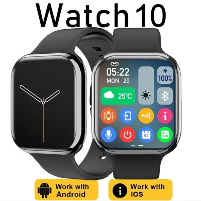2025 Watch 9 Smart Watch Men Body Temperature BT C...