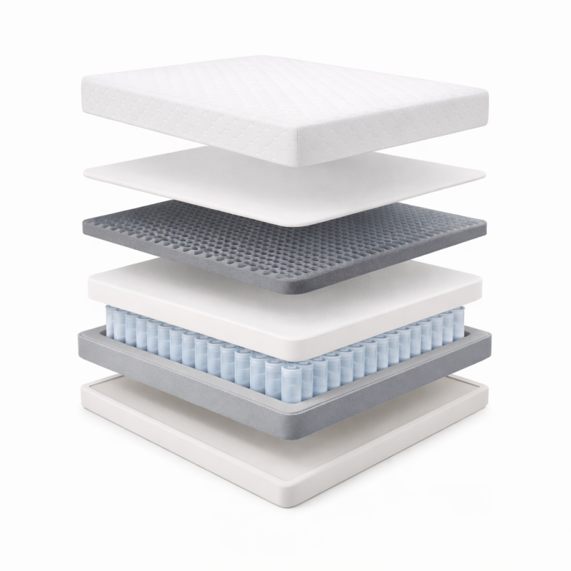 مرتبة بلاس الطبية مقاس 200x200x21 سم