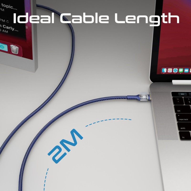 كابل USB-C فائق السرعة لتوصيل الطاقة بقوة 100واط،...