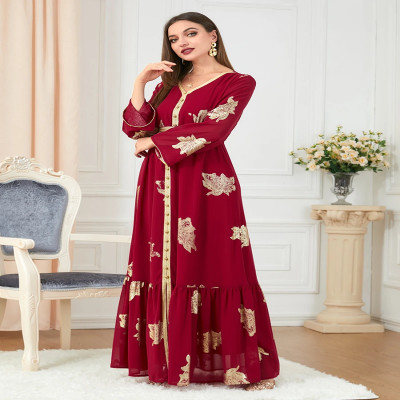 جلابية مغربية نسائية فاخرة وأنيقة