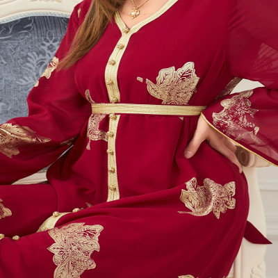 جلابية مغربية نسائية فاخرة وأنيقة