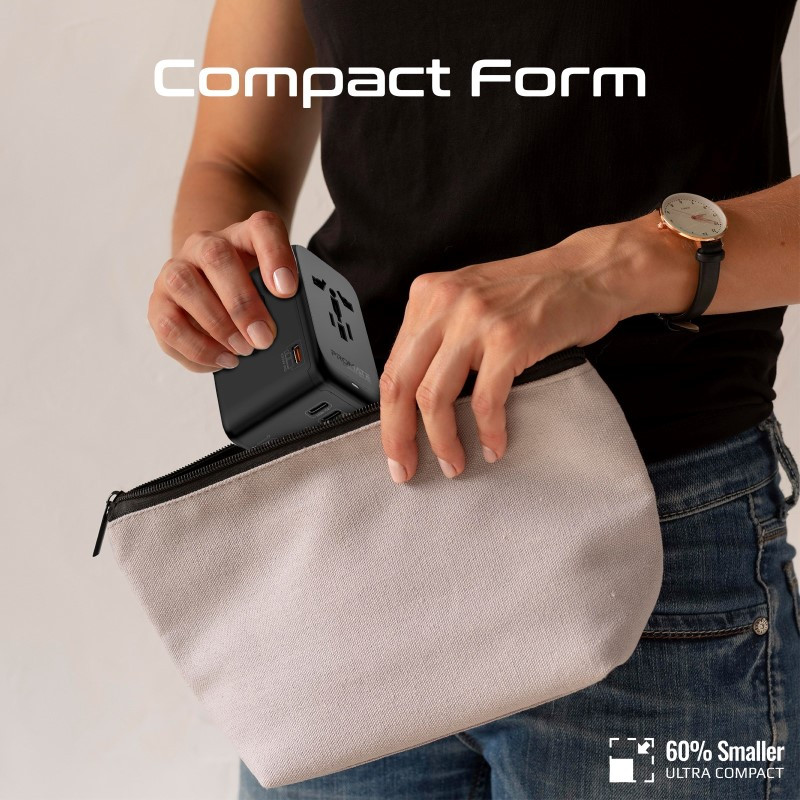 تجربة شحن فائقة السرعة مع محول شحن TripMate-GaN100...