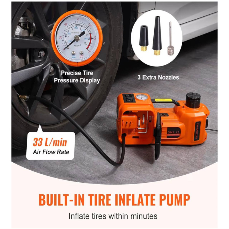 رافعة هيدروليكية كهربائية 5 تي، 12 فولت 5 تي باضاء...