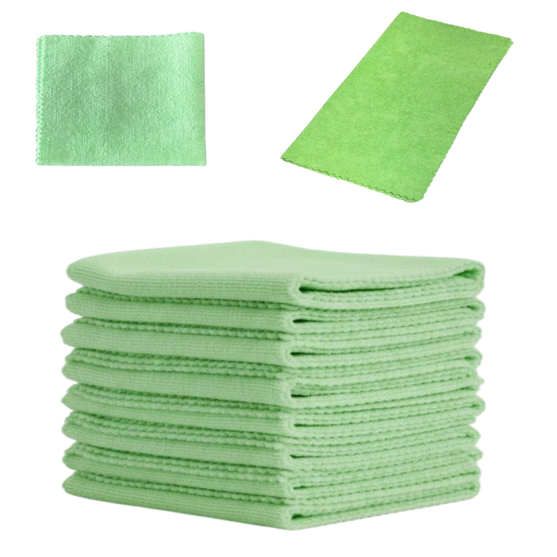 خرق مايكروفايبر اخضر 24 حبة