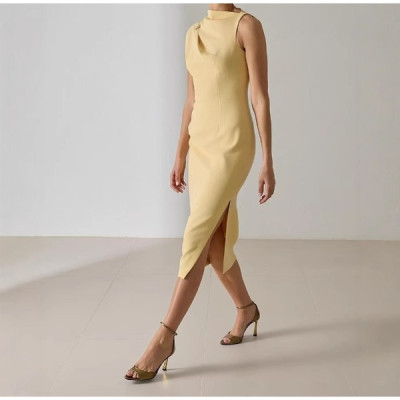 فستان ميدي نسائي بقصة ضيقة أنيقة