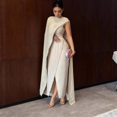 فستان نسائي قطعتين بتصميم فاخر و أنيق