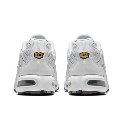 Nike Air Max Plus TN White Men Women Running Shoes Breathable Non Slip Durable Air Cushion Cushioning Fabric Triple