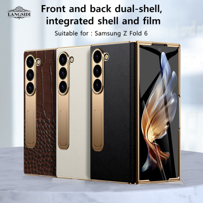 غلاف حماية جلدي فاخر مغناطيسي بمفصل كامل متوافق مع...