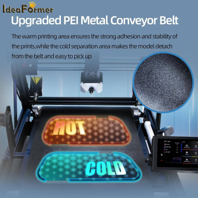 IdeaFormer IR3 V2 حزام ناقل طابعة ثلاثية الأبعاد ل...