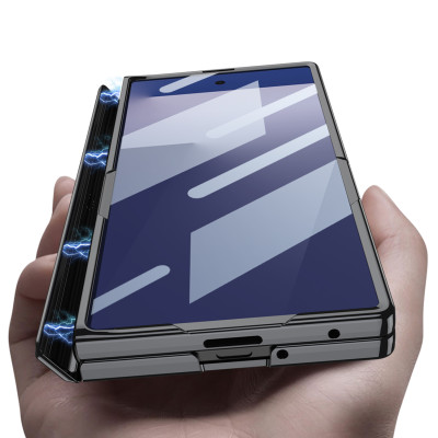 غلاف حماية شفاف مغناطيسي متوافق مع Samsung Galaxy...