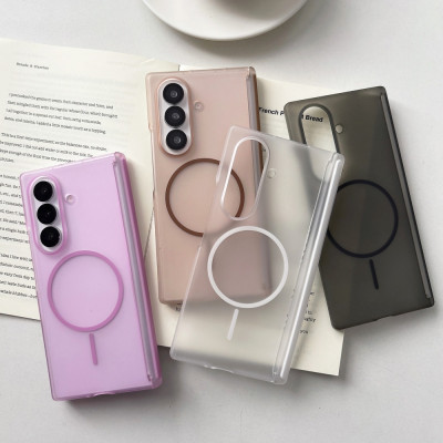 غلاف حماية شفاف مغناطيسي متوافق مع MagSafe لهواتف...