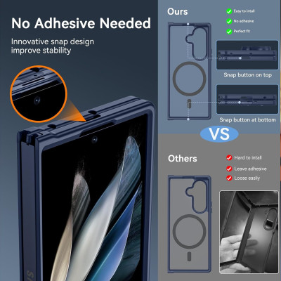 غلاف حماية كامل مغناطيسي متوافق مع هواتف Samsung G...