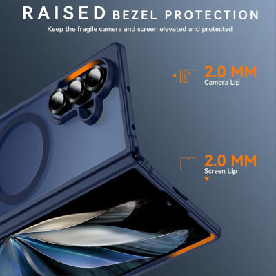 كفر شفاف Samsung Galaxy Z Fold7 – شحن لاسلكي