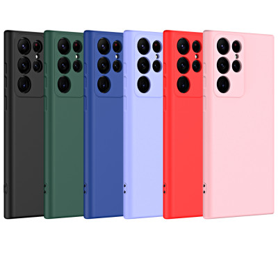 غلاف حماية سيليكون سائل ناعم لهواتف Samsung Galaxy...