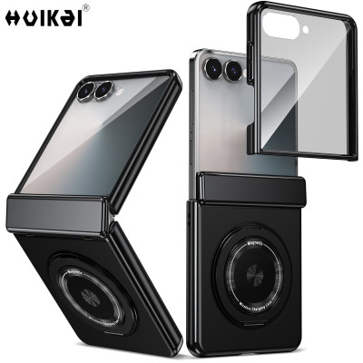 غلاف حماية بواقي شاشة مدمج مع مسند مغناطيسي دوار م...