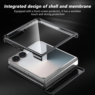 غلاف حماية بواقي شاشة مدمج مع مسند مغناطيسي دوار م...