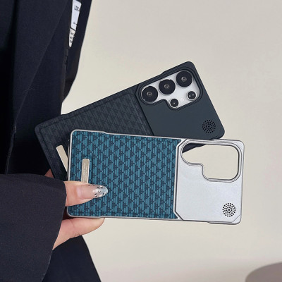 غلاف حماية جلد فاخر مغناطيسي بدون إطار لهواتف Sams...