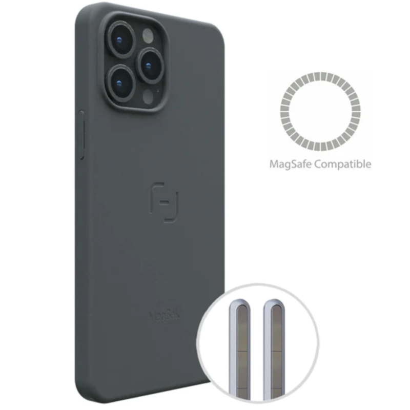 ماج باك كفر أيفون 13 برو ماكس رمادي