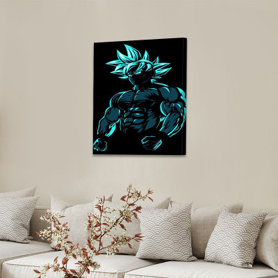 لوحة كانفاس على إطار خشبي بتصميم القدرة الخارقة لج...